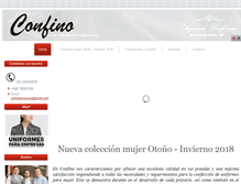 Tablet Screenshot of confino.cl